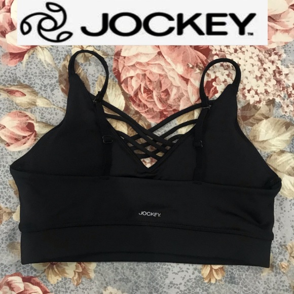 Jockey Intimates & Sleepwear Jockey Sports Athletic Black Bra S